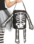 Wiaderko, torebka szkieletor na Halloween