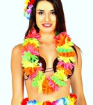 Naszyjnik hawajski Aloha Neonowy