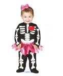 Przebranie na Halloween Mała Szkieletorka Elegantka