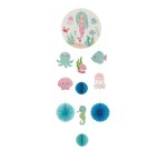 Wisząca dekoracja z rozetkami Syrenka