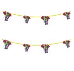 Girlanda eko Kolorowy Słoń