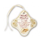 Zawieszki na Wódkę Weselną Róże z tasiemką, 20 szt. 