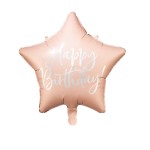 Balon foliowy Holo Urodziny, różowy