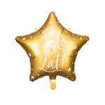 Balon foliowy złota gwiazda Sto Lat