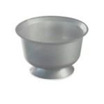 Pucharki do lodów, deserów, przekąsek Srebrne, 12 szt. 