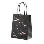 Torebka na prezent Nietoperze, czarna S
