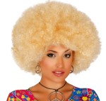 Peruka Afro Extra duże, blond