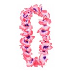 Naszyjnik hawajski ALOHA, różowo-biały