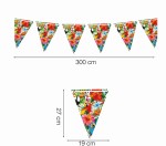 Girlanda hawajska z flag Tropikalne Party