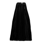 Czarna peleryna długa LUX dla Czarodzieja, stroju ptaka Kruka, Dzięcioła, Wampira, Kotka