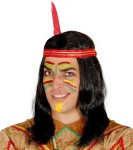 Peruka dla Indianina z opaską