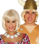 Peruka damska "Funny" blond włosy z grzywką